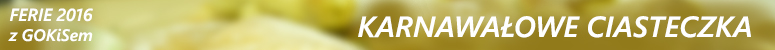 feriie 2016 karnawalowe ciasteczka