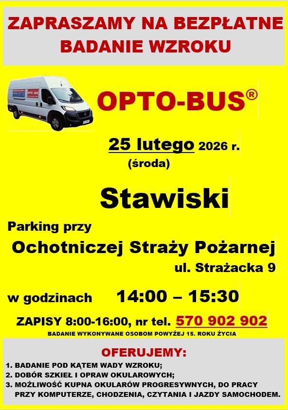 Zapraszamy na bepłatne badanie wzroku